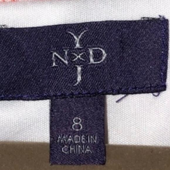 NYDJ   Cerise Orange Slimming Dress Size 8 - Picture 7 of 8